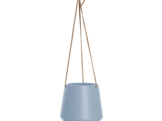 Κρεμαστό Κεραμικό Γλαστράκι PT2846LB Sky Blue Present Time Κεραμικό
