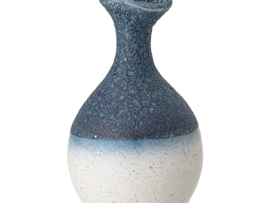 Βάζο Πήλινο 82045626 Blue Bloomingville Πηλός