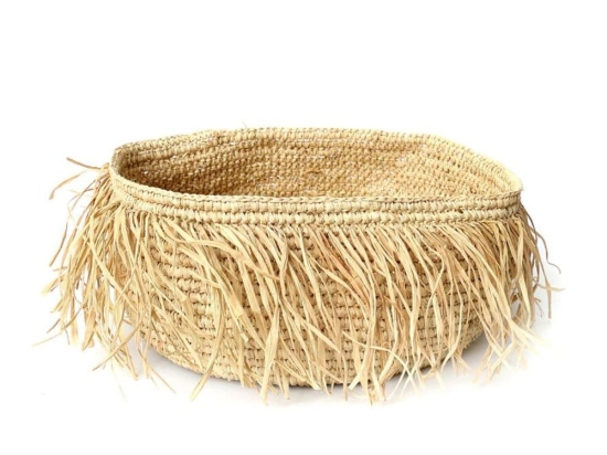 Καλάθι The Raffia Bowl MADA031N 30x22 Natural Bazar Bizar Raffia