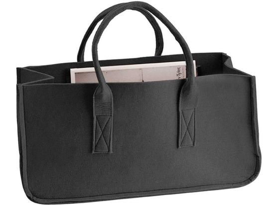 Εφημεριδοθήκη Mellow PT1464GY 26x26cm Grey Present Time Τσόχα