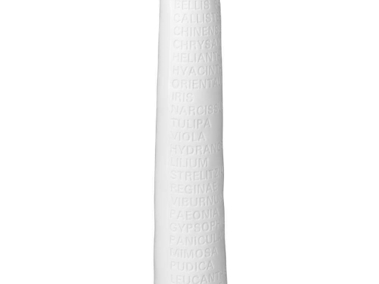 Βάζο Με Επιγραφή 0012441 23x4cm White Raeder Πορσελάνη
