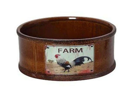Διακοσμητικό Δοχείο CER643 Κεραμιδί 10,6X25,5X25,5Cm Espiel Κεραμικό