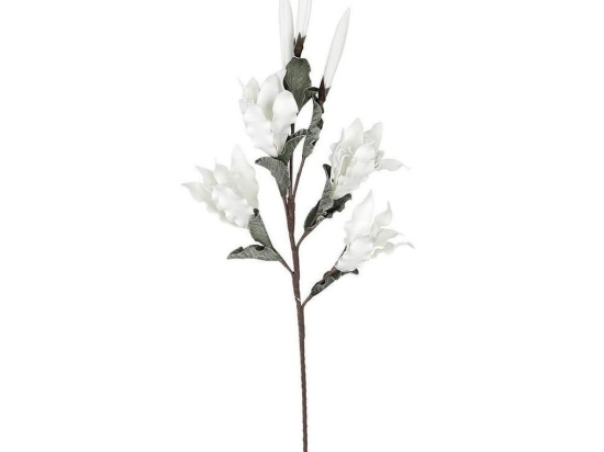 Διακοσμητικό Λουλούδι LOL855K6 120cm White Espiel Πλαστικό