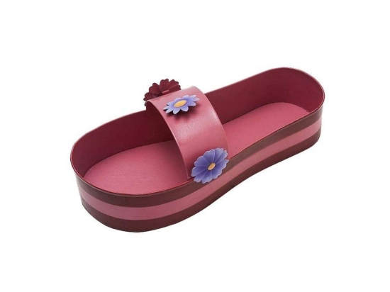 Διακοσμητικές Παντόφλες Σετ 2Τμχ 21cm Pink WAY118 Espiel Μέταλλο