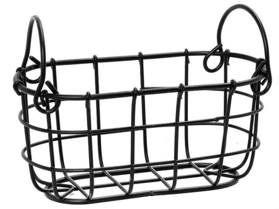 Καλάθι Διακοσμητικό Μεταλλικό TAK216 19,5x9,5x9cm Black Espiel Μέταλλο