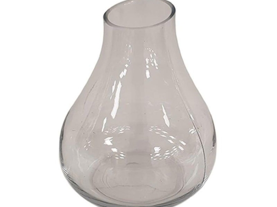 Βάζο Σχ. Κολοκύθα 00.03.32022 25Χ25cm Clear Γυαλί