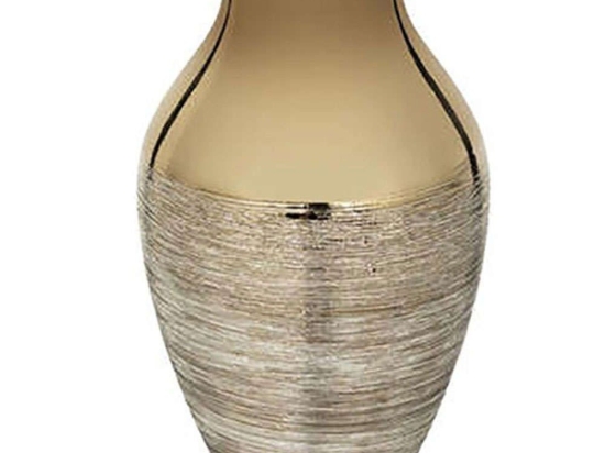 Βάζο 07.189183 15,5x26cm Gold Κεραμικό