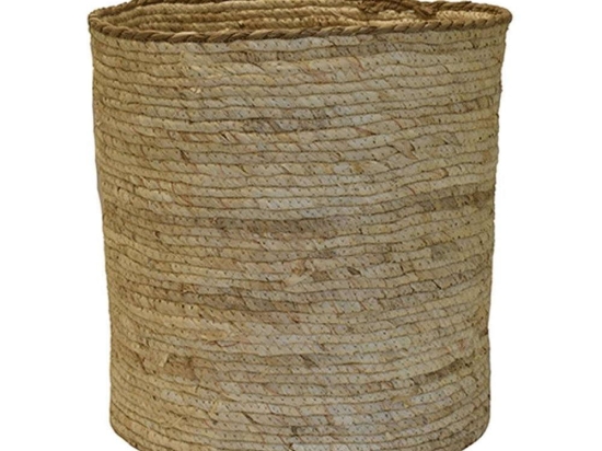 Καλάθι Ψάθινο 00.06.67557 Φ40x43cm Ecru Ψάθα