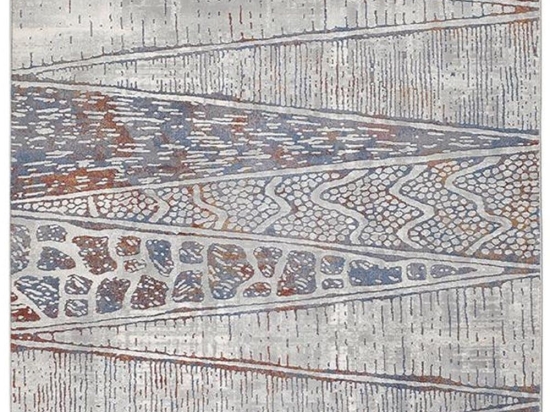 Χαλί Valencia 9187A Grey-Multi New Plan 80X150cm