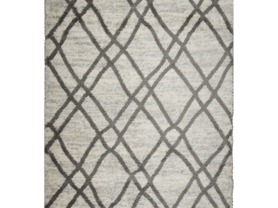 ΧΑΛΙ ARTELIBRE FLUFFY 369B-WHITE GRAY 67X140CM