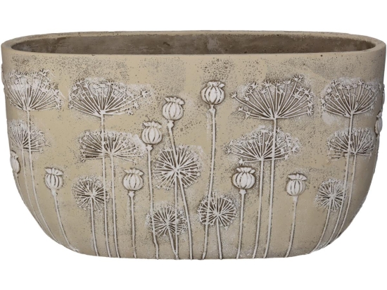 ΚΑΣΠΩ ARTELIBRE ΟΒΑΛ ΛΟΥΛΟΥΔΙΑ ΙΒΟΥΑΡ ΤΣΙΜΕΝΤΟ 38X15X22CM