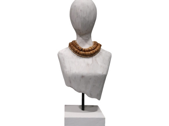 ΠΡΟΤΟΜΗ KASMA I INART ΛΕΥΚΟ ΜΑΝΓΚΟ ΞΥΛΟ-ΜΕΤΑΛΛΟ 18X12X43ΕΚ