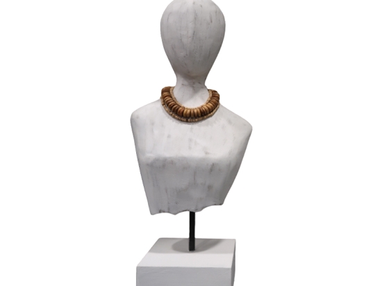ΠΡΟΤΟΜΗ KASMA II INART ΛΕΥΚΟ ΜΑΝΓΚΟ ΞΥΛΟ-ΜΕΤΑΛΛΟ 18X12X43ΕΚ