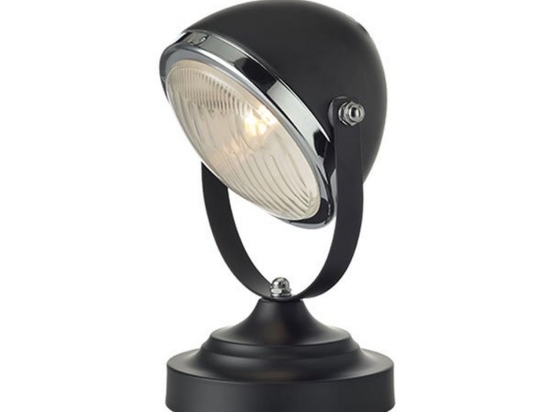 Επιτραπέζιο Φωτιστικό ML306131TBK Black Μέταλλο,Γυαλί