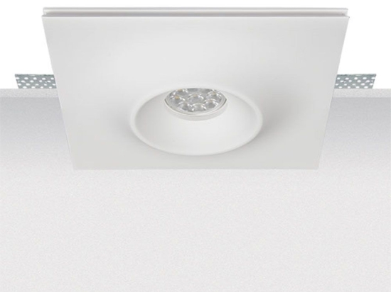 Φωτιστικό Σποτ Οροφής Χωνευτό 1 x GU10 max 50W 220-240V S031 White Τετράγωνο Γύψος