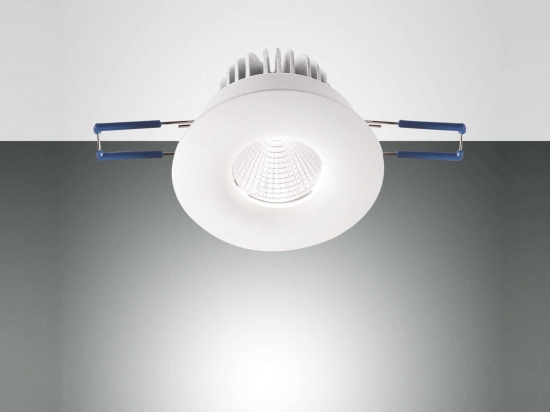 Φωτιστικό Spot Χωνευτό Led Sigma 3445-72-342 White Fabas Luce Στρόγγυλο Αλουμίνιο