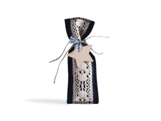 Beauty Home ΠΟΥΓΚΙ ΜΕ ΔΑΝΤΕΛΑ 6 x 19 cm ΤΖΗΝ-ΕΚΡΟΥ