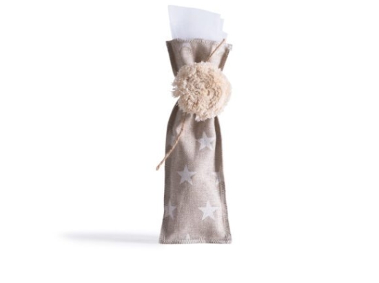 Beauty Home ΠΟΥΓΚΙ ΜΑΚΡΟΣΤΕΝΟ 6 x 19 cm -ΛΕΥΚΑ ΑΣΤΕΡΙΑ