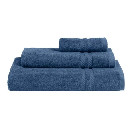 Πετσέτα AVELA DENIM BLUE σετ-πετσέτες-3-τεμαχίων-30-x-50-50-x-90-80-x-150-εκ