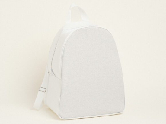 Beauty Home BACKPACK 43x35x23cm ΓΚΡΙ ΑΣΗΜΙ LUREX