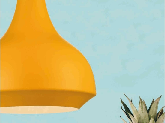Φωτιστικό Οροφής Style KS080335MU Mustard Μέταλλο