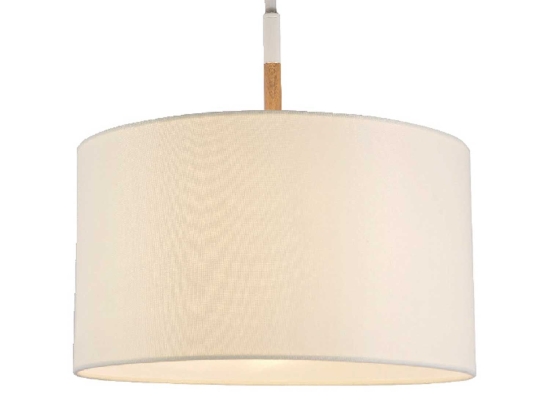 Φωτιστικό Οροφής Textile & Crystal OD650840PWH White Μέταλλο,Ύφασμα