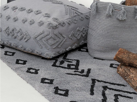 Καλάθι Fabian 30X40 Grey Palamaiki 100% Βαμβάκι