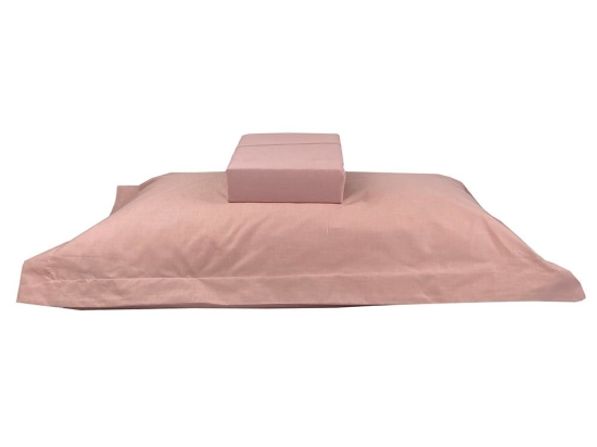 Σεντόνι Πεννιέ 6271 Με Λάστιχο Dusty Rose Astron Διπλό 120x240cm 100% Βαμβάκι
