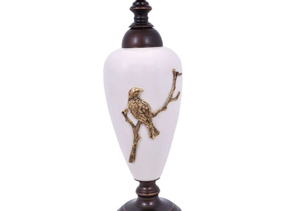 Βάζο Κεραμικό 0025-82-036 1300-L White-Brown Κεραμικό