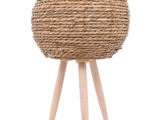 Κασπώ 373-123-803 18x18x47cm Natural Ψάθα