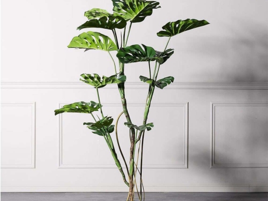 Τεχνητό Δέντρο Μονστέρα 0680-6 120x150cm Green Supergreens Πολυαιθυλένιο