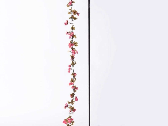 Τεχνητή Γιρλάντα Κολουμνέα 0851-7 170cm Pink Supergreens Πολυαιθυλένιο