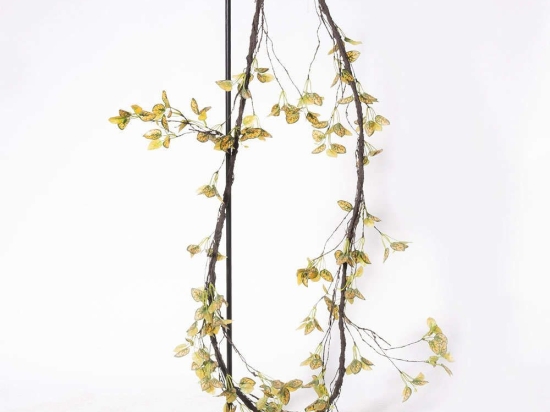 Τεχνητή Γιρλάντα Πόλκα 6061-7 300cm Yellow Supergreens Polyurethane