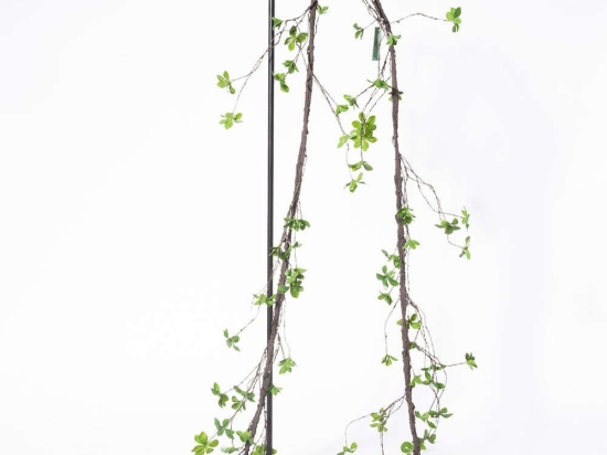 Τεχνητή Γιρλάντα Τριφύλλι 0161-7 300cm Green-Brown Supergreens Polyurethane