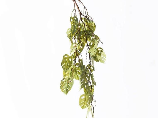 Τεχνητή Κρεμαστή Μονστέρα 3561-7 105cm Green Supergreens Πολυαιθυλένιο