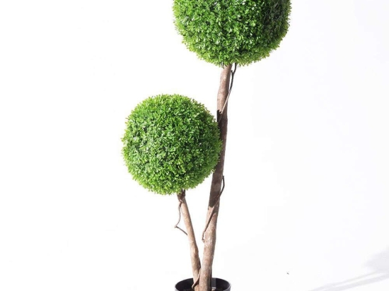 Τεχνητό Δέντρο Πυξάρι Διπλό 4680-6 120cm Green Supergreens Πολυαιθυλένιο