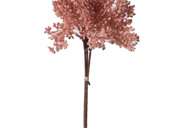 Τεχνητό Μπουκέτο Berry 4861-7 28cm Pink Supergreens Πολυέστερ