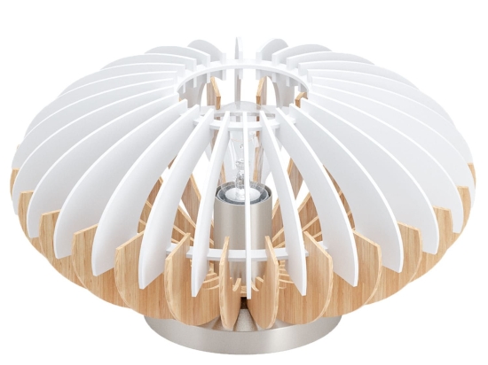 Φωτιστικό Επιτραπέζιο Sotos 96965 Natural-White Eglo Μέταλλο,Ξύλο
