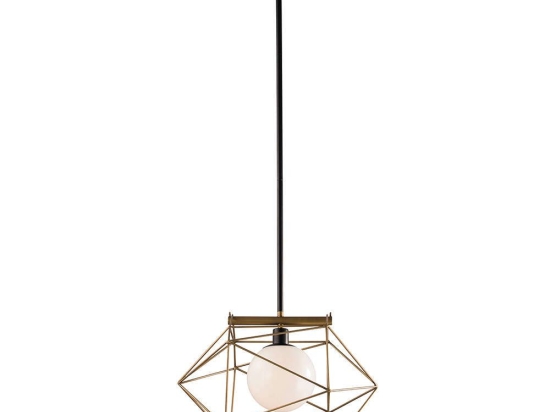 Φωτιστικό Οροφής I-Abraxas-S1 Oro 8031414871629 Black-Gold Luce Ambiente Design Μέταλλο