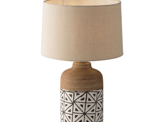 Επιτραπέζιο Φωτιστικό I-Vietri-XL 8031414872565 White-Beige Luce Ambiente Design Κεραμικό