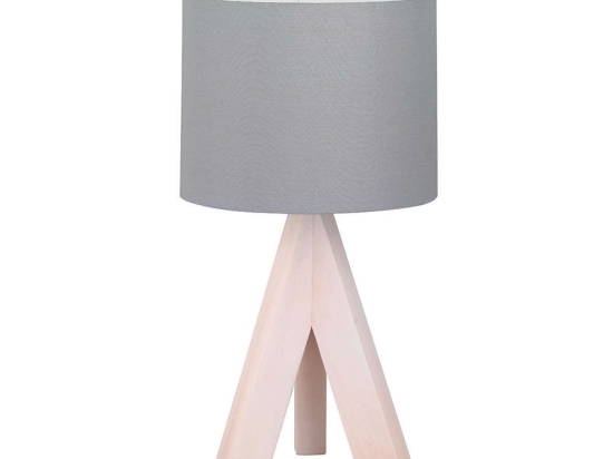 Επιτραπέζιο Φωτιστικό Ging R50741042 Grey-Natural RL Lighting Ξύλο,Ύφασμα