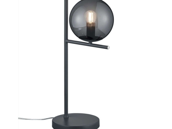 Επιτραπέζιο Φωτιστικό Pure 502000142 Anthracite Trio Lighting Μέταλλο,Γυαλί