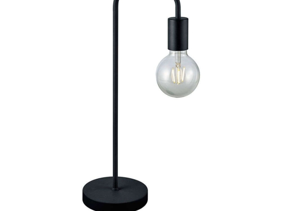 Επιτραπέζιο Φωτιστικό Diallo 508000132 Black Trio Lighting Μέταλλο