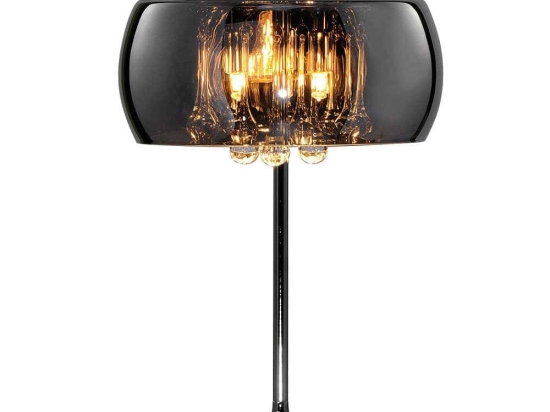 Επιτραπέζιο Φωτιστικό Vapore 511210306 Chrome Trio Lighting Μέταλλο,Γυαλί