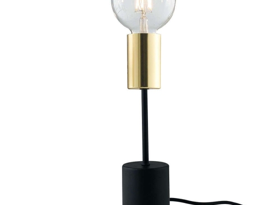 Επιτραπέζιο Φωτιστικό I-Axon-L Black-Gold Luce Ambiente Design Μέταλλο