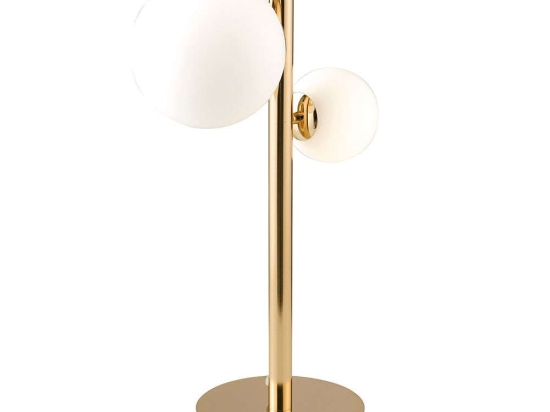 Επιτραπέζιο Φωτιστικό I-Hera-L2 Gold Luce Ambiente Design Μέταλλο,Γυαλί