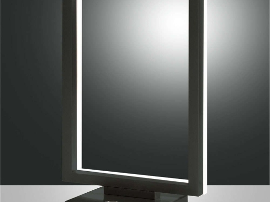 Φωτιστικό Επιτραπέζιο Led Bard 3394-30-282 Anthracite Fabas Luce Μέταλλο, Μεθακρυλικό
