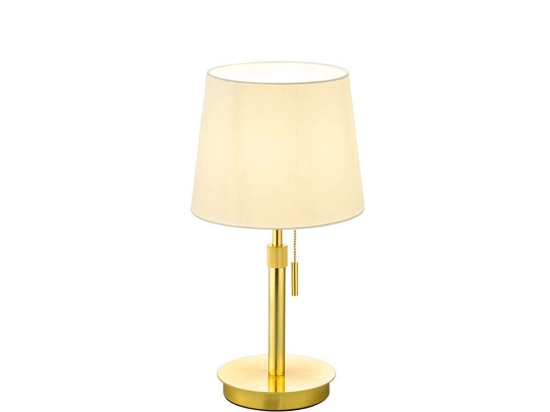 Επιτραπέζιο Φωτιστικό Lyon 509100108 D25,5x45 - 56cm Brass Trio Lighting Μέταλλο,Ύφασμα