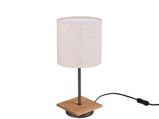 Φωτιστικό Επιτραπέζιο Elmau 502100130 18x40cm 1xE14 40W Beige-Natural Trio Lighting