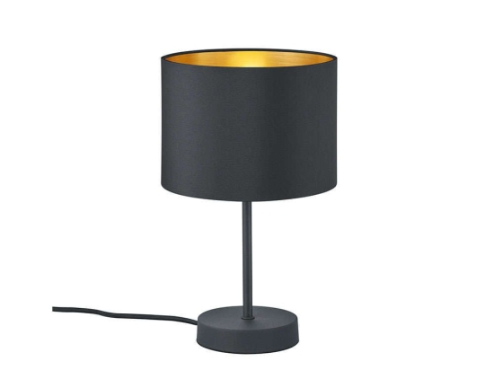Επιτραπέζιο Φωτιστικό Hostel 508200179 Ø20x33cm Gold Trio Lighting Μέταλλο,Ύφασμα